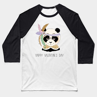 Panda Valentine Baseball T-Shirt